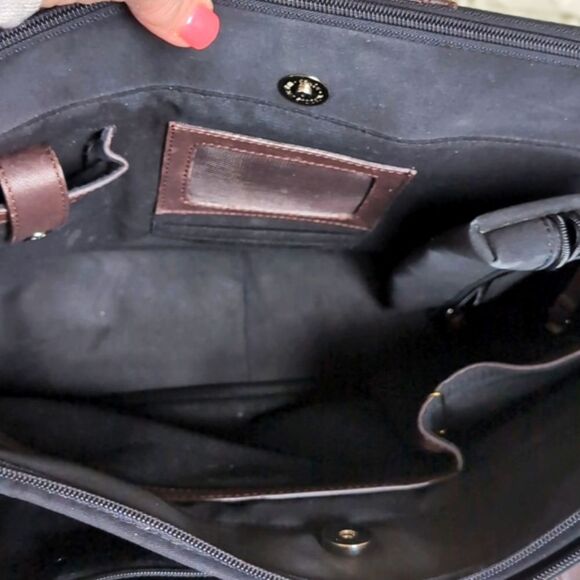 Brighton -One World Satchel, Briefcasette -Dual Handle Shoulder Bag - Picture 7 of 17